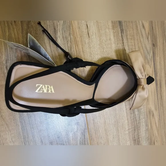 Zara, BOW TRIM SLINGBACKS, US 7.5 - Picture 10 of 14